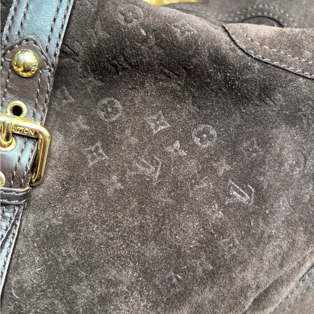 Louis Vuitton monogram brown suede Winter Boots - Picture 10 of 12